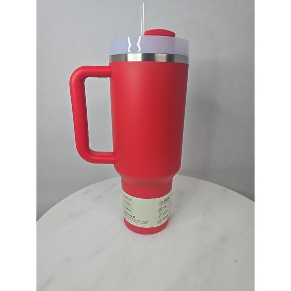 STANLEY Quencher H2.0 Tumbler with Handle and Straw 40 oz Flowstate Chili Red - Picture 6 of 13